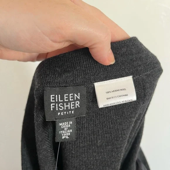 NWT Eileen Fisher 100% Merino Wool A Line Skirt PL - Picture 7 of 8